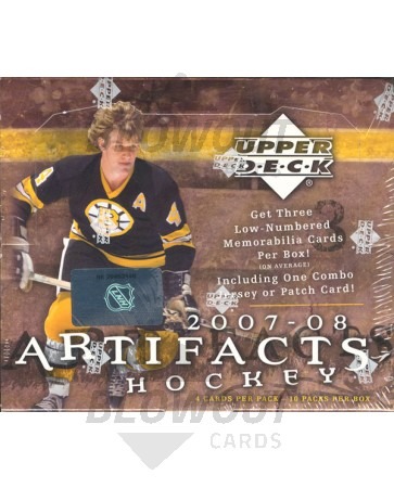 2007/08 Upper Deck Artifacts Hockey Hobby Box