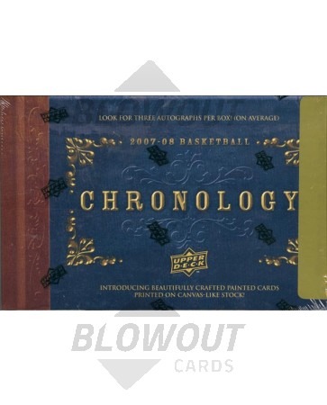 2007/08 Upper Deck Chronology Basketball Hobby Box