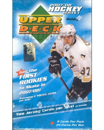 2007/08 Upper Deck Series 1 Hockey Hobby 12 Box Case