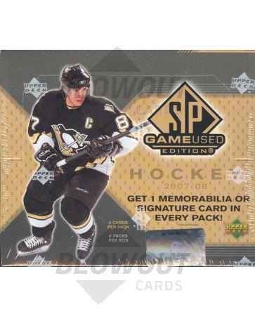 2007/08 Upper Deck SP Game Used Hockey Hobby Box