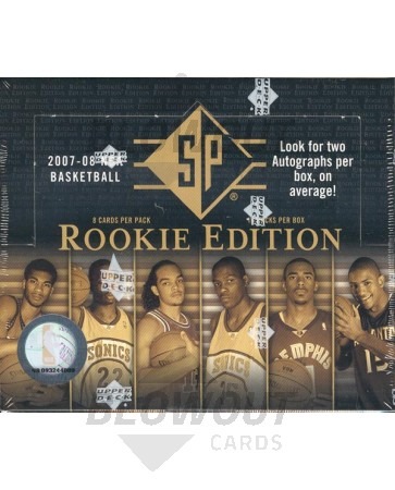 2007/08 Upper Deck SP Rookie Edition Basketball Hobby Box