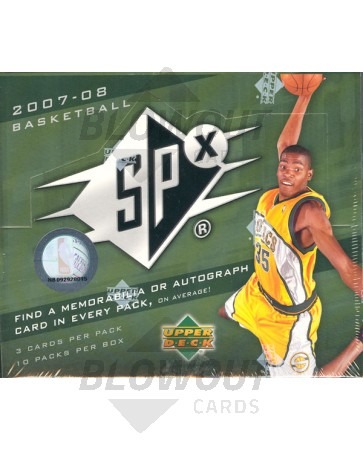 2007/08 Upper Deck SPx Basketball Hobby 10 Box Case