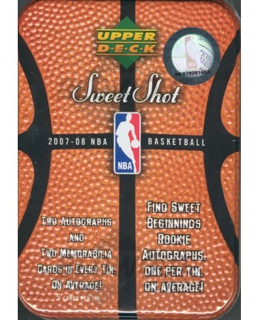 2007/08 Upper Deck Sweet Shot Basketball Hobby 20 Box Case