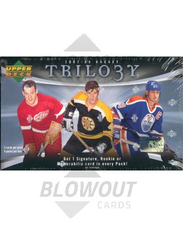 2007/08 Upper Deck Trilogy Hockey Hobby Box