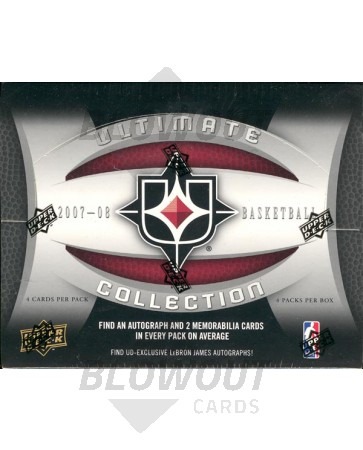 2007/08 Upper Deck Ultimate Collection Basketball Hobby Box