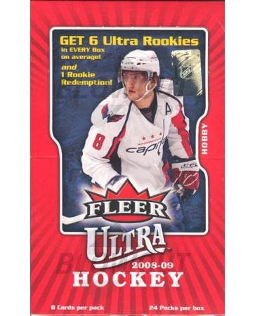2008/09 Fleer Ultra Hockey 12 Box Case