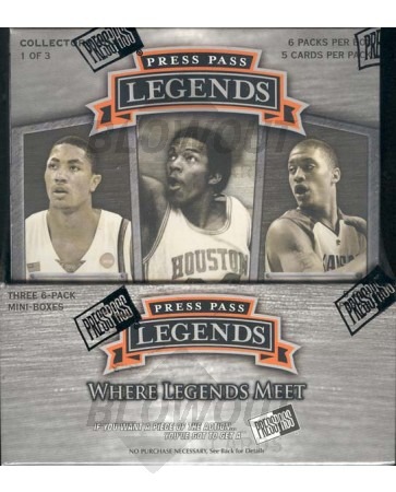 2008 Press Pass Legends Basketball Hobby 12 Box Case