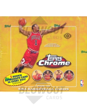 2008/09 Topps Chrome Basketball Hobby Box