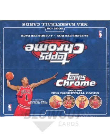 2008/09 Topps Chrome Basketball Retail Box