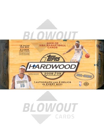 2008/09 Topps Hardwood Basketball Hobby 10 Box Case