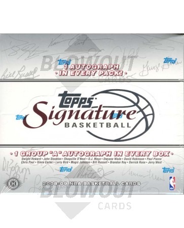 2008/09 Topps Signature Basketball Hobby Box