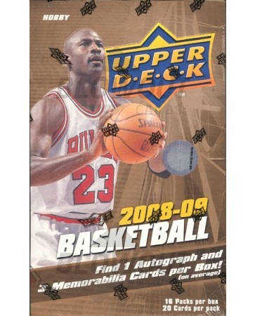 2008/09 Upper Deck Basketball Hobby 12 Box Case