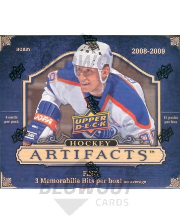 2008/09 Upper Deck Artifacts Hockey Hobby Box