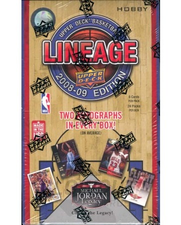 2008/09 Upper Deck Lineage Basketball Hobby Box