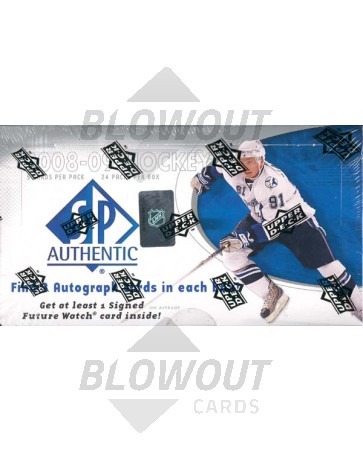 2008/09 Upper Deck SP Authentic Hockey Hobby Box