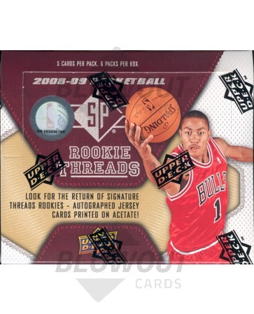 2008/09 Upper Deck SP Rookie Threads Basketball Hobby Box
