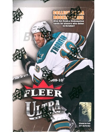 2009/10 Fleer Ultra Hockey Hobby 12 Box Case
