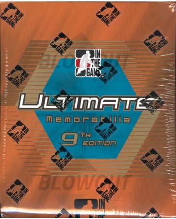 2009/10 In The Game Ultimate Memorabilia 9th Hockey Box