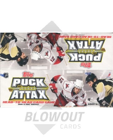 2009/10 Topps Puck Attax Hockey Booster 12 Box Case