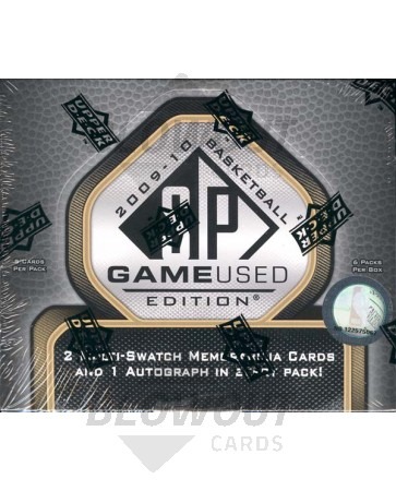 2009/10 Upper Deck SP Game Used Basketball Hobby 6 Box Case