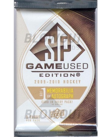 2009/10 Upper Deck SP Game Used Hockey Hobby Pack