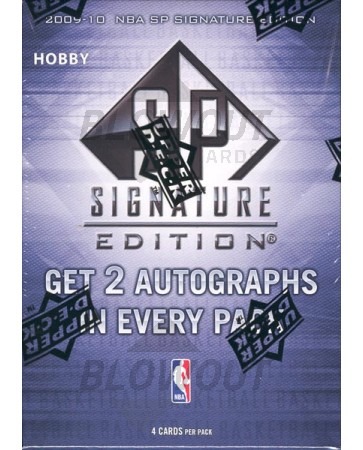 2009/10 Upper Deck SP Signature Edition Basketball 20 Box Case