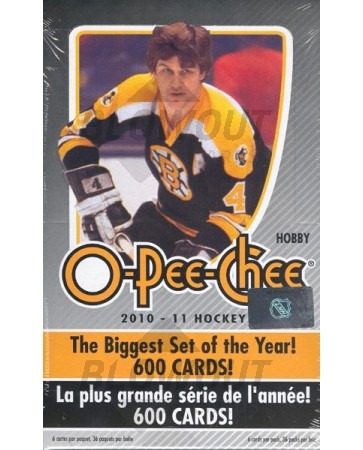 2010/11 O-Pee-Chee OPC Hockey Hobby 12 Box Case