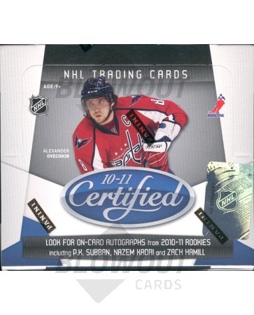 2010/11 Panini Certified Hockey Hobby Box