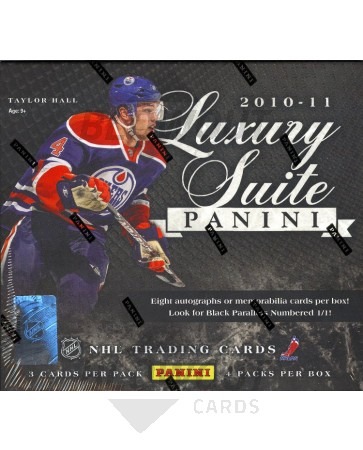 2010/11 Panini Luxury Suite Hockey Hobby 15 Box Case