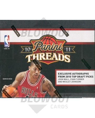 2010/11 Panini Threads Basketball Hobby 12 Box Case