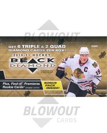 2010/11 Upper Deck Black Diamond Hockey Hobby Box