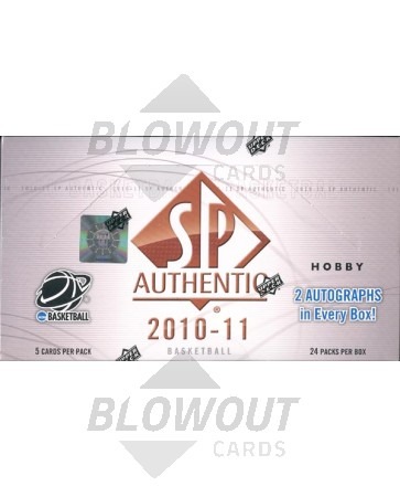 2010/11 Upper Deck SP Authentic Basketball Hobby Box