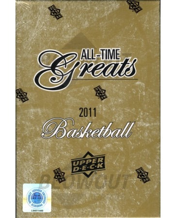 2011/12 Upper Deck All Time Greats Basketball Hobby 3 Box Case