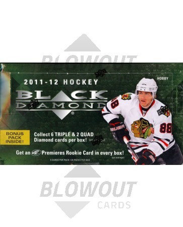2011/12 Upper Deck Black Diamond Hockey Hobby Box