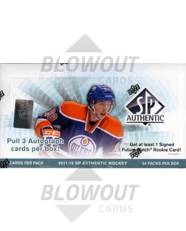 2011/12 Upper Deck SP Authentic Hockey Hobby Box