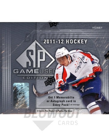 2011/12 Upper Deck SP Game Used Hockey Hobby Box