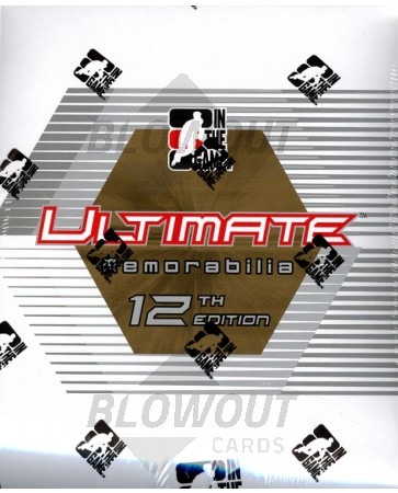 2012/13 In The Game Ultimate Memorabilia 12th Hockey 10 Box Case