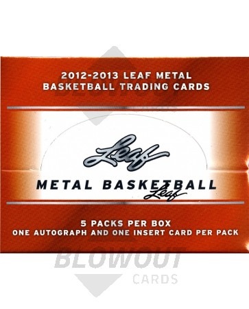 2012/13 Leaf Metal Basketball Hobby 8 Box Case