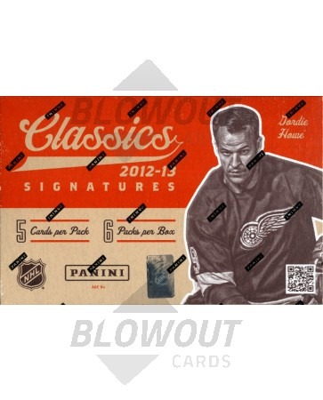 2012/13 Panini Classics Signatures Hockey Hobby 12 Box Case