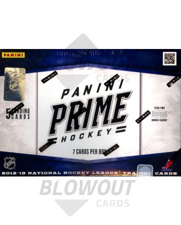 2012/13 Panini Prime Hockey Hobby 8 Box Case