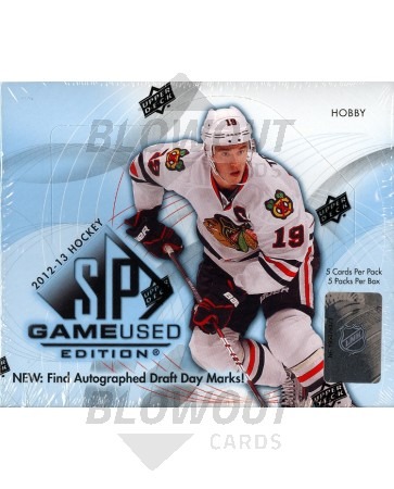 2012/13 Upper Deck SP Game Used Hockey Hobby Box