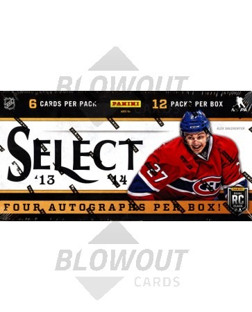 2013/14 Panini Select Hockey Hobby 12 Box Case