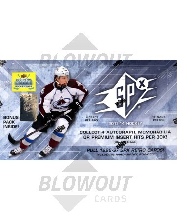 2013/14 Upper Deck SPx Hockey Hobby 12 Box Case