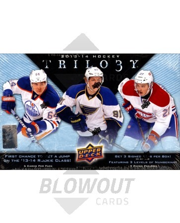 2013/14 Upper Deck Trilogy Hockey Hobby 8 Box Case
