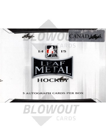 2014/15 Leaf Metal Hockey Canada Ed Hobby 12 Box Case