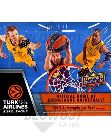 2015/16 Upper Deck Euroleague Basketball Hobby Box