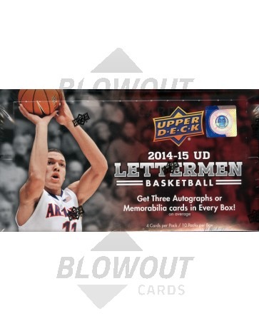 2014/15 Upper Deck Lettermen Basketball Hobby Box