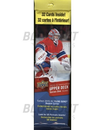 2015/16 Upper Deck Series 1 Hockey Fat Pack 6 Box Case
