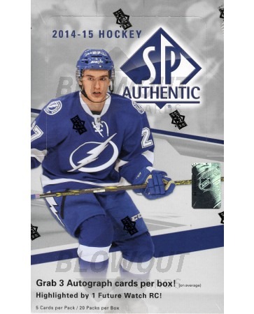 2014/15 Upper Deck SP Authentic Hockey Hobby Box