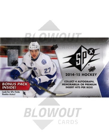 2014/15 Upper Deck SPx Hockey Hobby 16 Box Case
